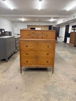 Vintage Real Mid Century Modern Dresser Chest