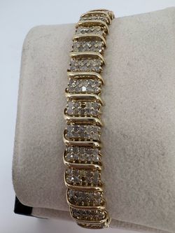 Gold Tennis Bracelet