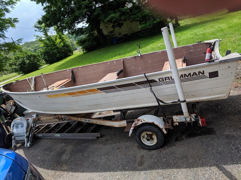 14' Grumman fishing boat for Sale in Mantua, OH OfferUp