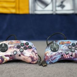 Two Mad Catz PS3 Street Fighter X Tekken wired usb controllers