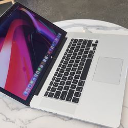 Apple MacBook Pro 15” Retina Quad Core I7, 16GB RAM 500GB SSD $350
