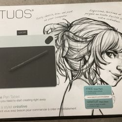 Intuos Draw Wacom Creative Pen  Drawing Tablet Mixed Media Art