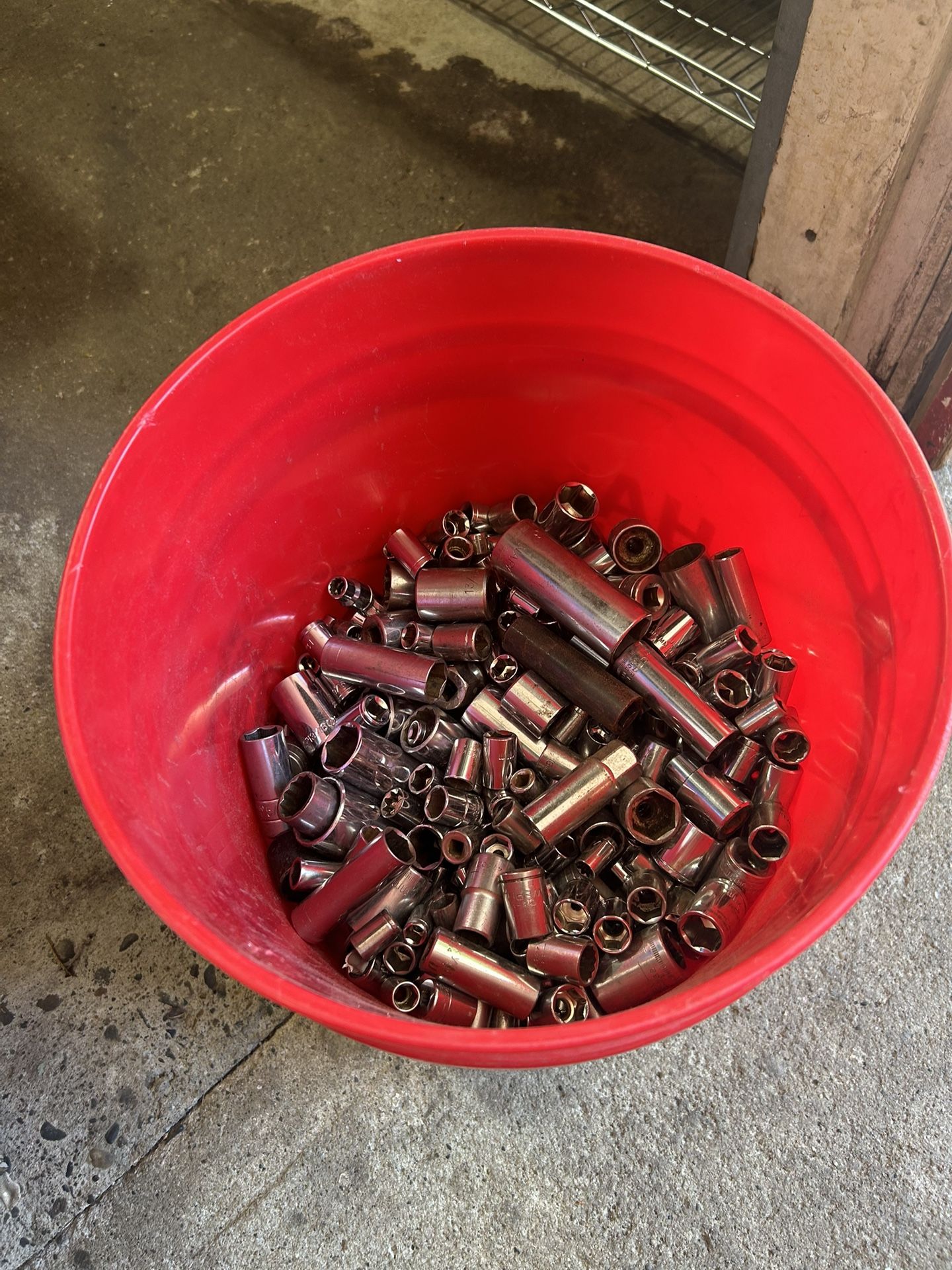 74 Lbs Of Assorted Sockets And 6 Ratchets