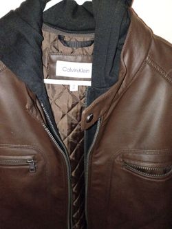 Calvin Klein leather jacket