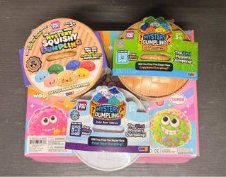 Crazy Fun Mystery Dumpling Squishy Toy Bundle