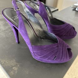 Stuart Weitzman Suede D”Orsay Pumps