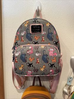 Loungefly Disney Cats Yarn Allover Print Mini Backpack