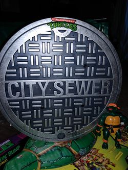 Teenage Mutant Ninja Turtles TMNT City Sewer Signage