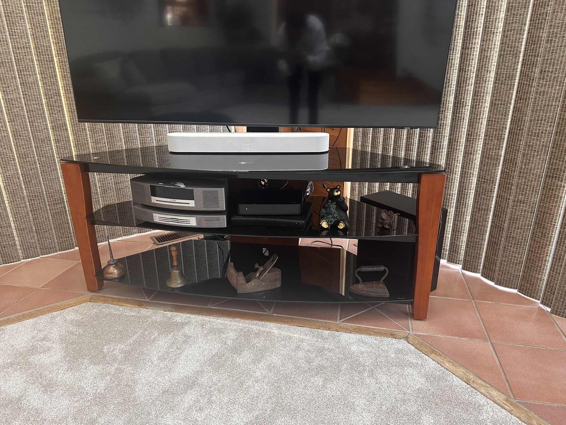 Tv Stand With Tv Mount Attachment 