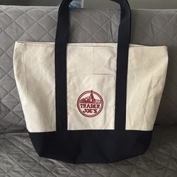 Trader Joe’s Big Tote blue bag Brand New
