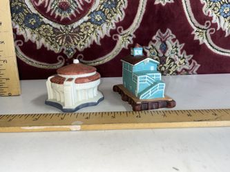 Catalina Island Casino & Avalon Harbor Miniature Ceramics