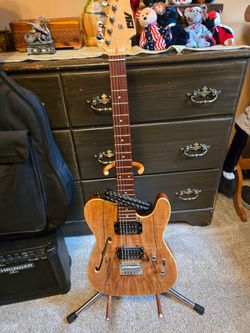 Guitar, amp, gig bag