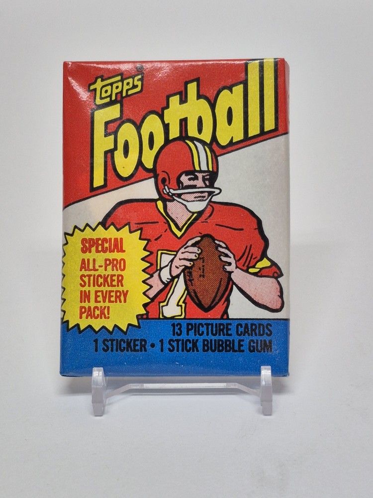 1983 Topps Football Wax Pack - Sealed - Marcus Allen RC Year