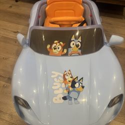 Bluey Licensed Kids 12-Volt Battery Powered Convertible Ride-On