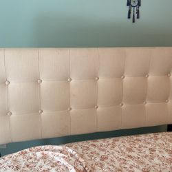 Full Size Headboard With Metal Bed Frame 