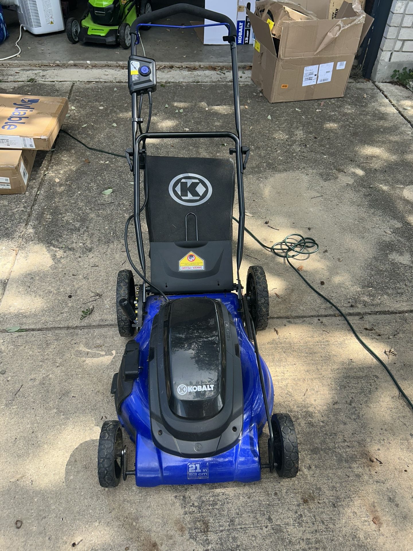 Kobalt Corded Lawn Mower