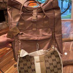 Bebe Handbag & Bearpaw Backpack (Brand New)