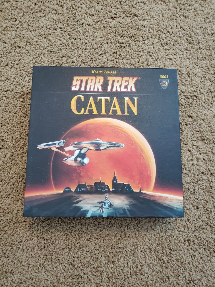 Star Trek Catan board game used, like new