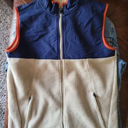 Boys Sherpa Fleece  Vest, Size 18