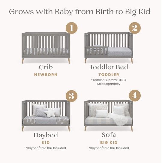 Delta Chrildren 4-in -1 Convertible Crib