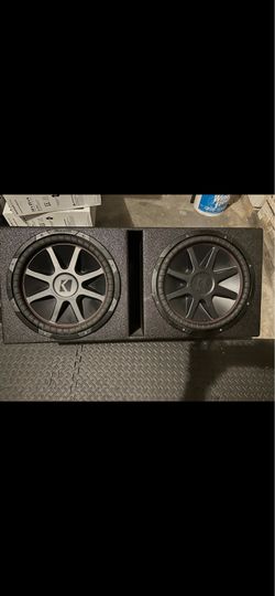 Qbomb box and (2) 15” kicker speakers like new $450 OBO