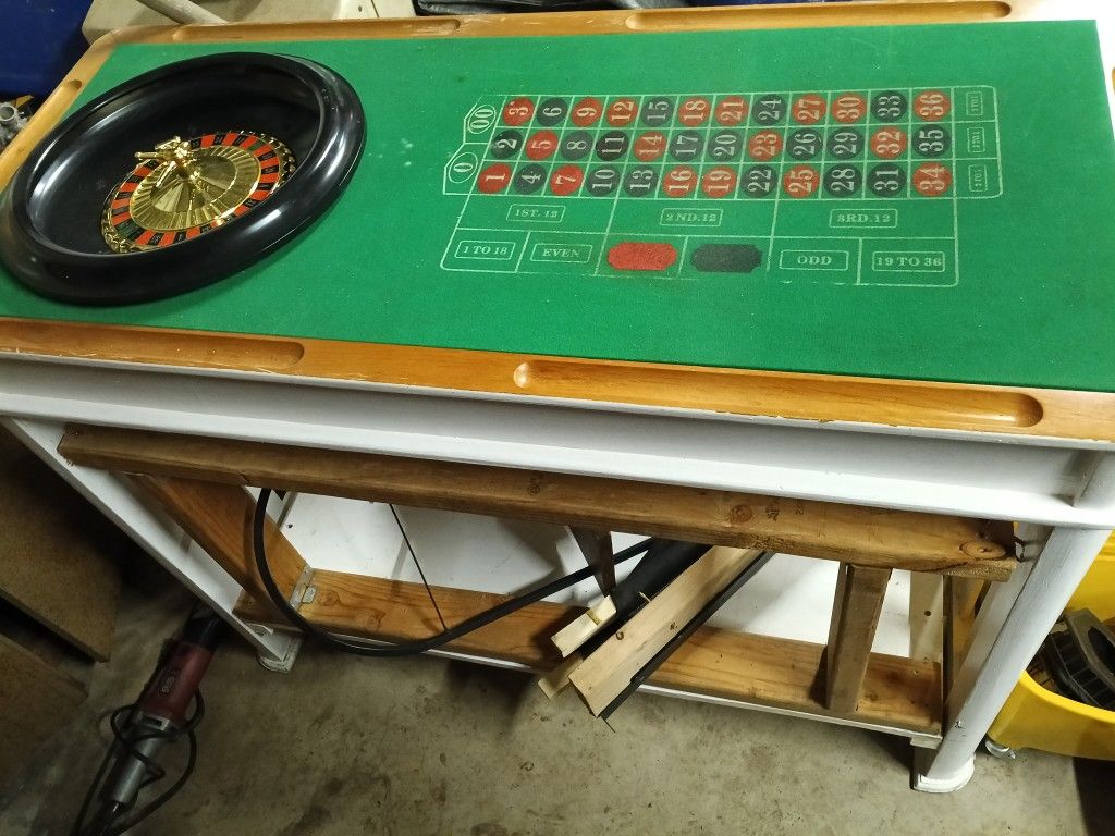 Blackjack Table,Craps, Roulette Table $70$