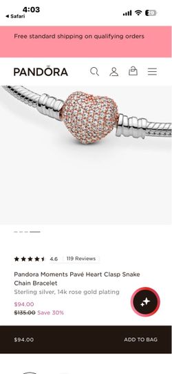 Pandora bracelet