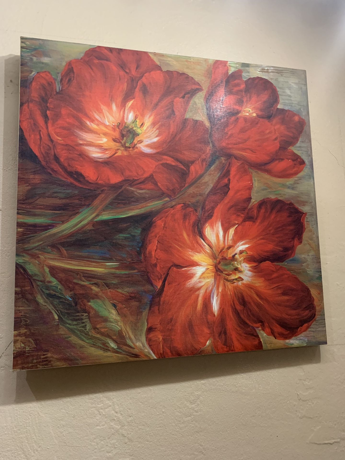 Flower Painting on canvas