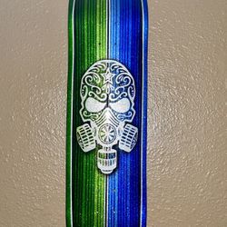 Custom Painted Skateboard Deck