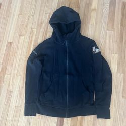 Lululemon Jacket Women 10 Black Scuba Hoodie Light Full Zip Yoga Train Running