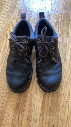 Skechers Brown Leather Lace-Up Oxford Shoes
