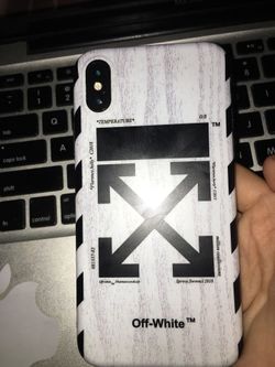 Off White IPhone X phone case