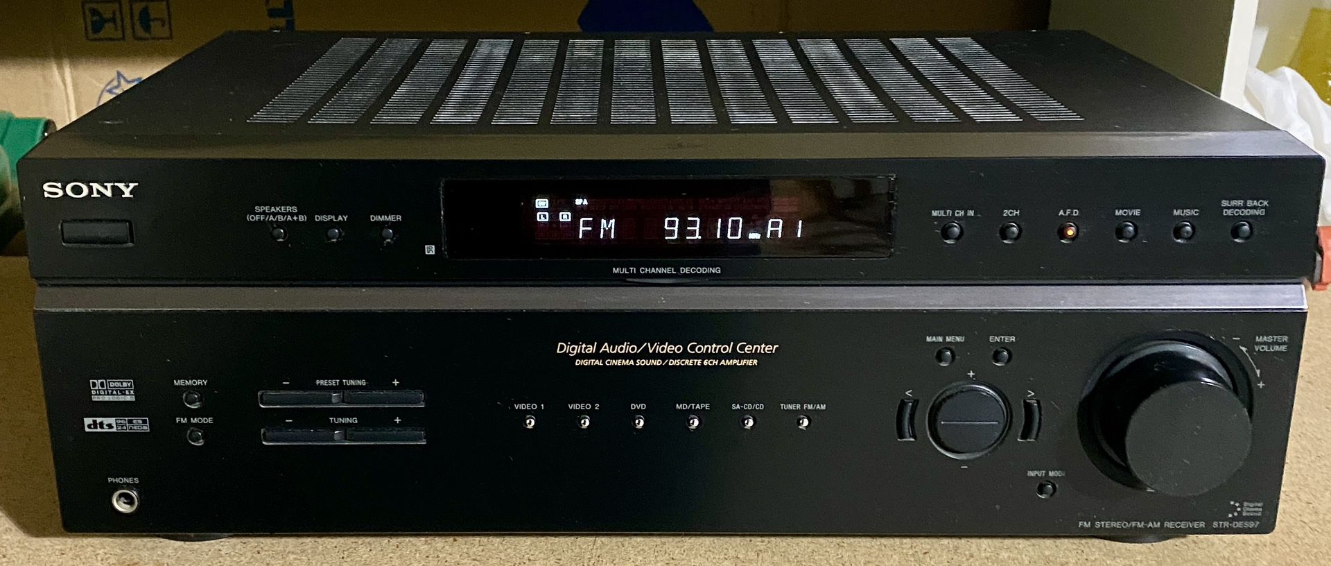 SONY STR-DE597 Digital Audio/Video Control Center - Theater Receiver