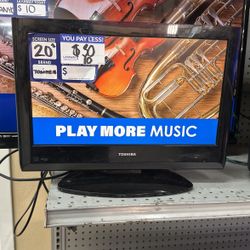 Toshiba 20” No Remote Tv 