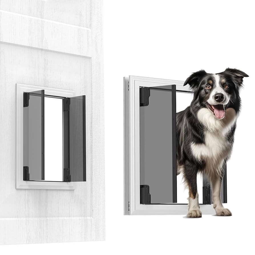 Energy Efficient French Doggy Door Aluminum Frame
