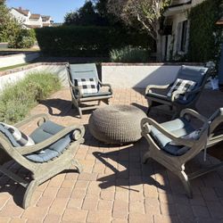 4 Grandin Road wood chairs