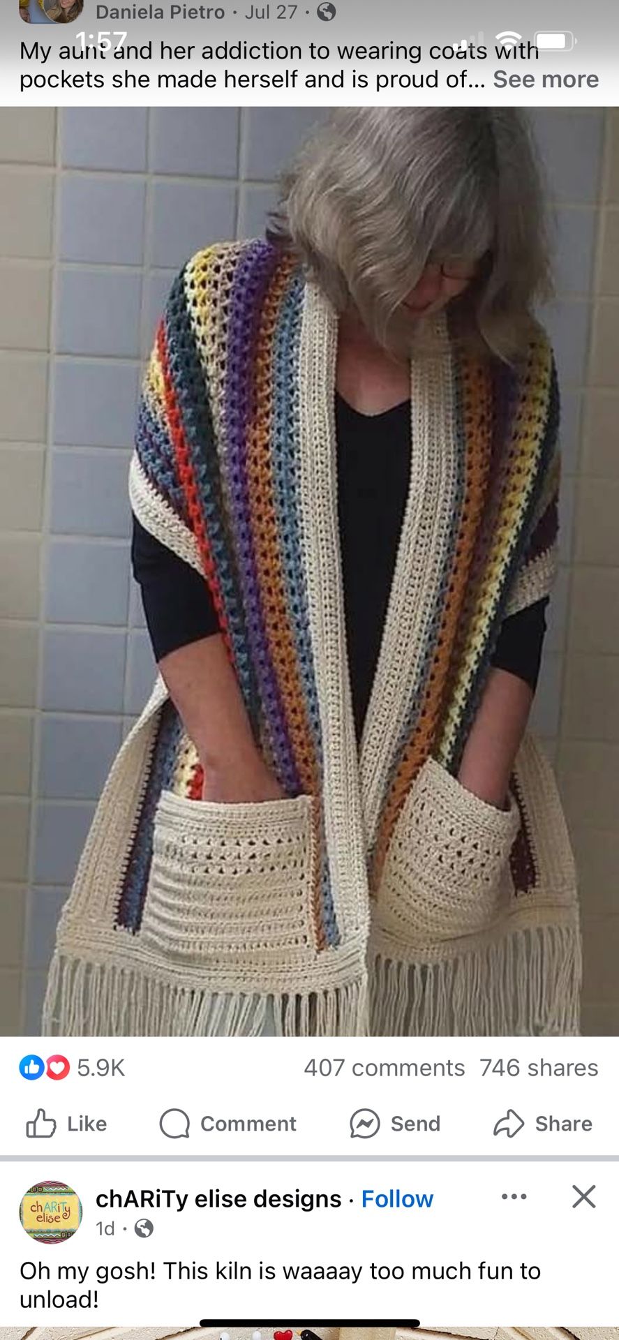 Hand Made Shawl/scarf