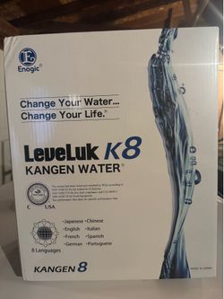 NEW Kangen Leveluk K8 Water Ionizer + Bonus Pouches