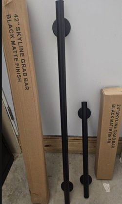 Bathroom Grab Bars 42" And 24"