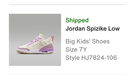 Jordan Spizike Size 7y Or 8.5 Women 