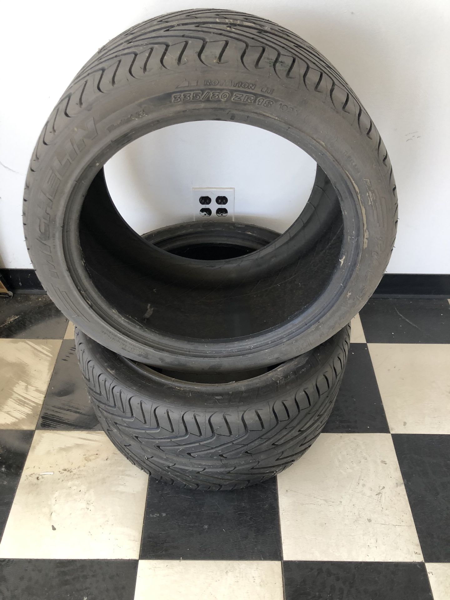 Michelin Pilot Sport tires. 335/30-18 (pair) for Sale in Santee, CA ...