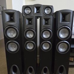 Klipsch Surround Sound Tower Speakers & Yamaha/ Pioneer Receivers