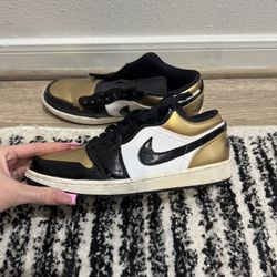 jordan 1 gold toe low