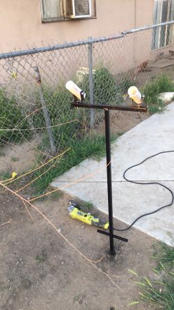 Fishing pole stand 🎣🎣