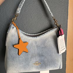 Coach Laurel New denim line NWT