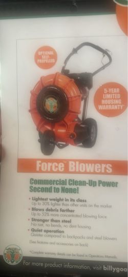 Billy Goat Force Walk-Behind Blower
