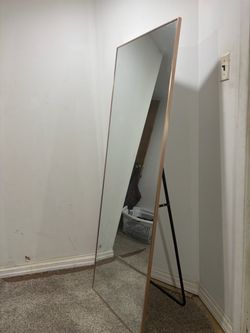 Full-Length Floor Mirror with Stand