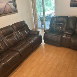 Couch and loveseat