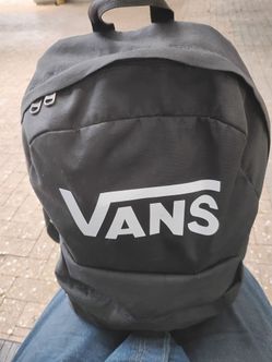 Vans Black Canvas Backpack