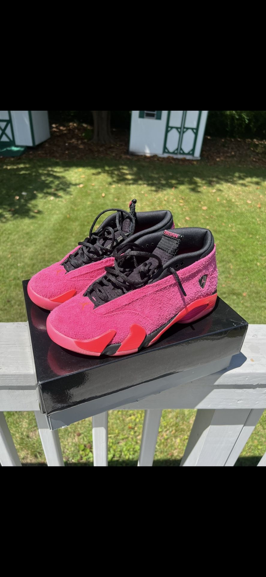 Wmns Jordan 14 Shocking Pink